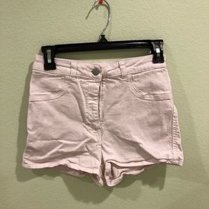 Brandy Melville light pink jean shorts